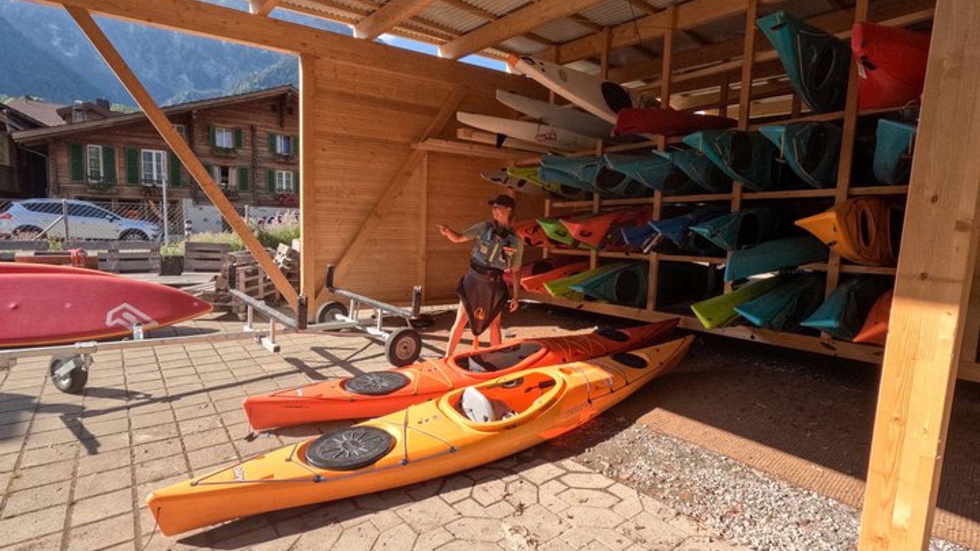 Tour en kayak sur les eaux turquoise du lac de Brienz