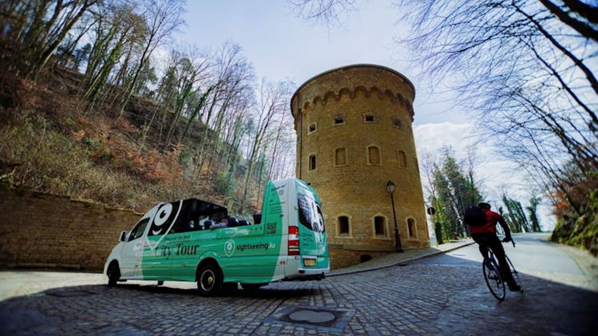 Luxembourg City sightseeing bus tour with audio guide