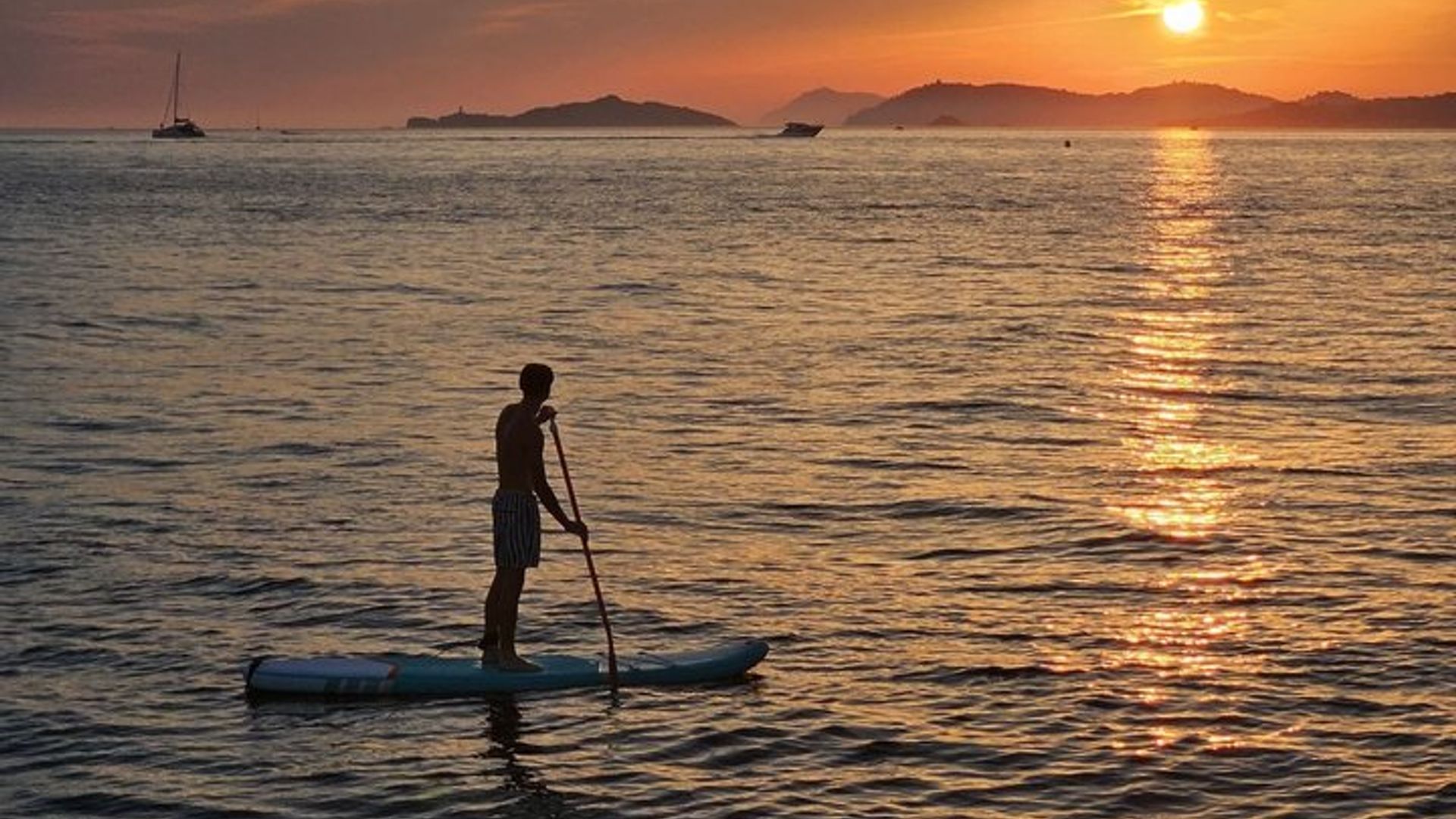 Hyères | Sonnenuntergang | Badine-Strand