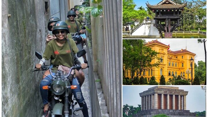 Hanoi Small-Group Vintage Motorbike Tour