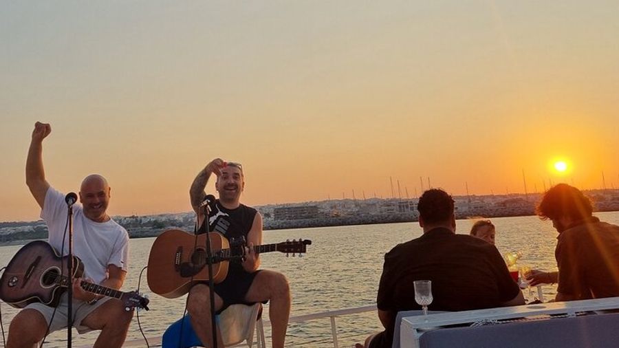 Rhodes Sunset Cruise with Dinner, Drinks Music