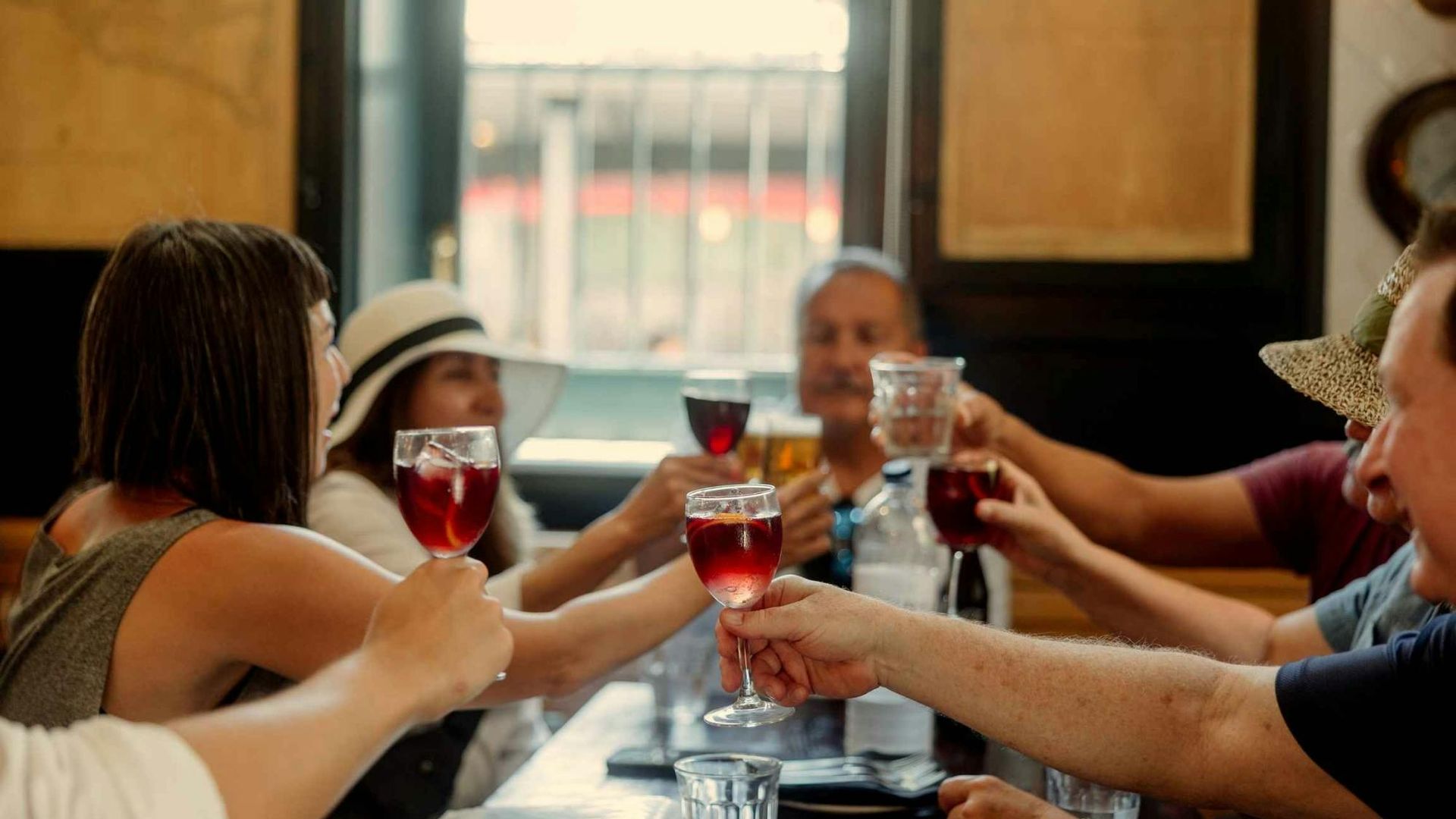Barcelona Time Out Market food tour with tapas and wine