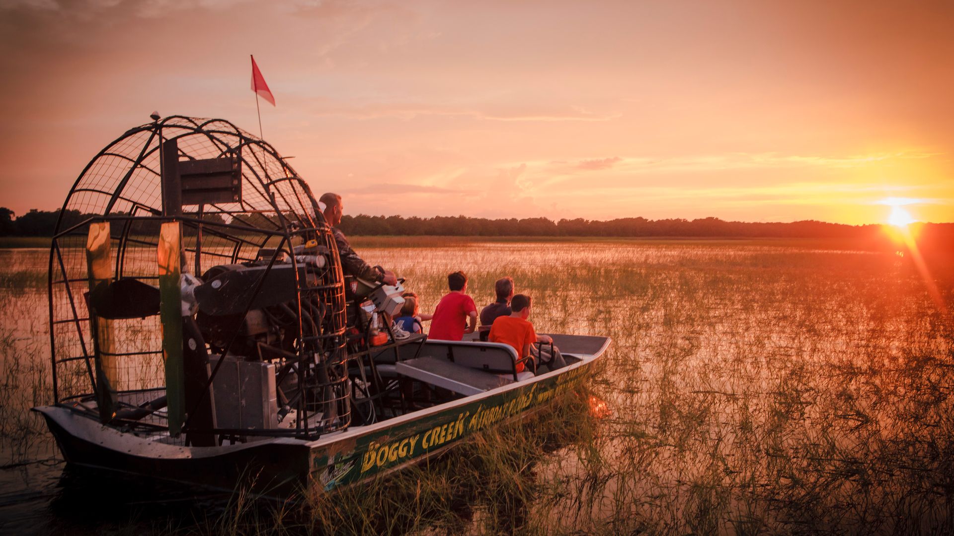Kissimmee : 1 heure d'excursion en canot pneumatique à Boggy Creek (nuit des Everglades)