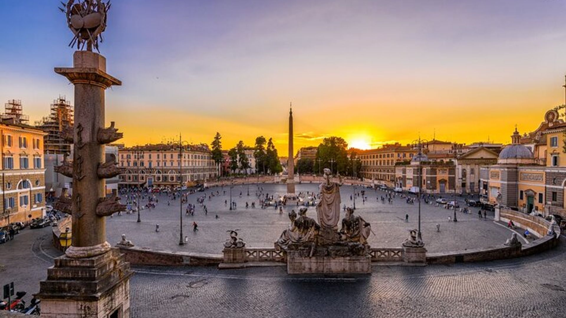 Rome Night Tour with Trevi Fountain, Navona, Spanish Steps