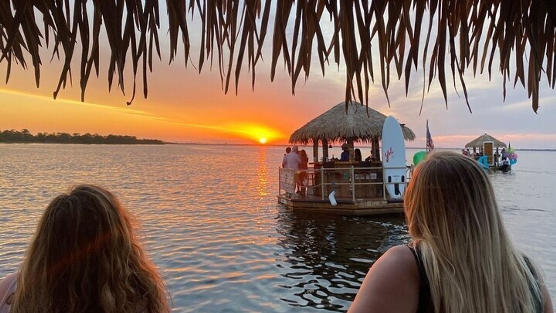 Destin Harbor Sunset Tiki Cruise from Destin