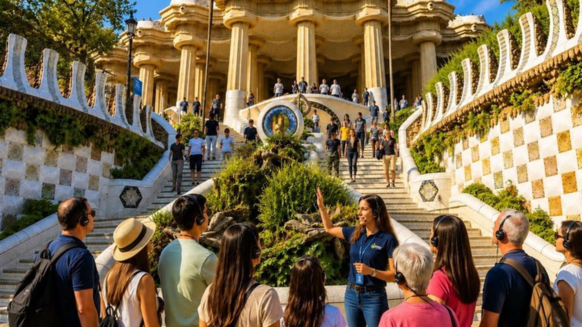 Billets coupe-file et visite guidée du parc Guell