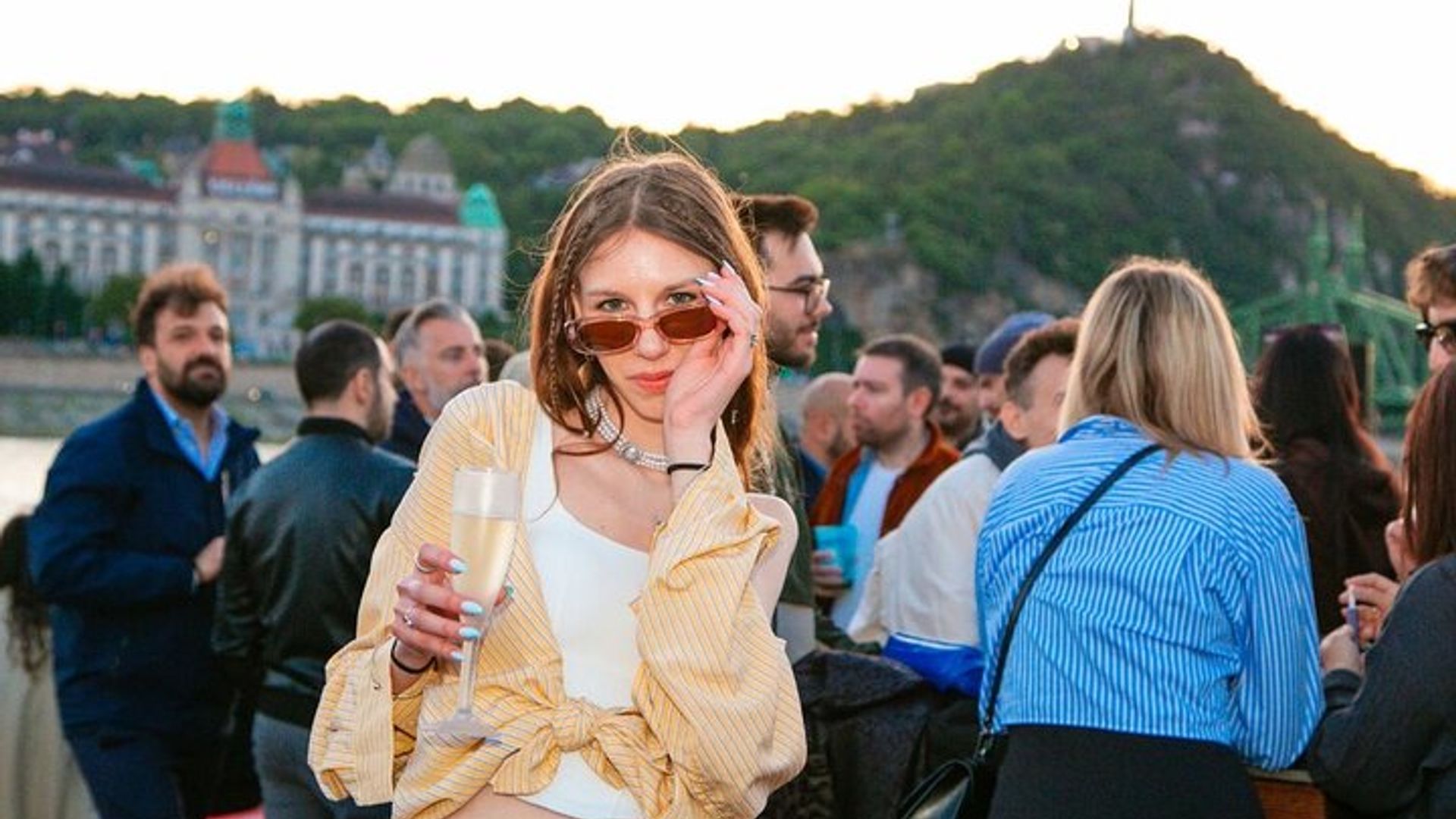 Budapest: Crociera al tramonto sul Danubio con Prosecco