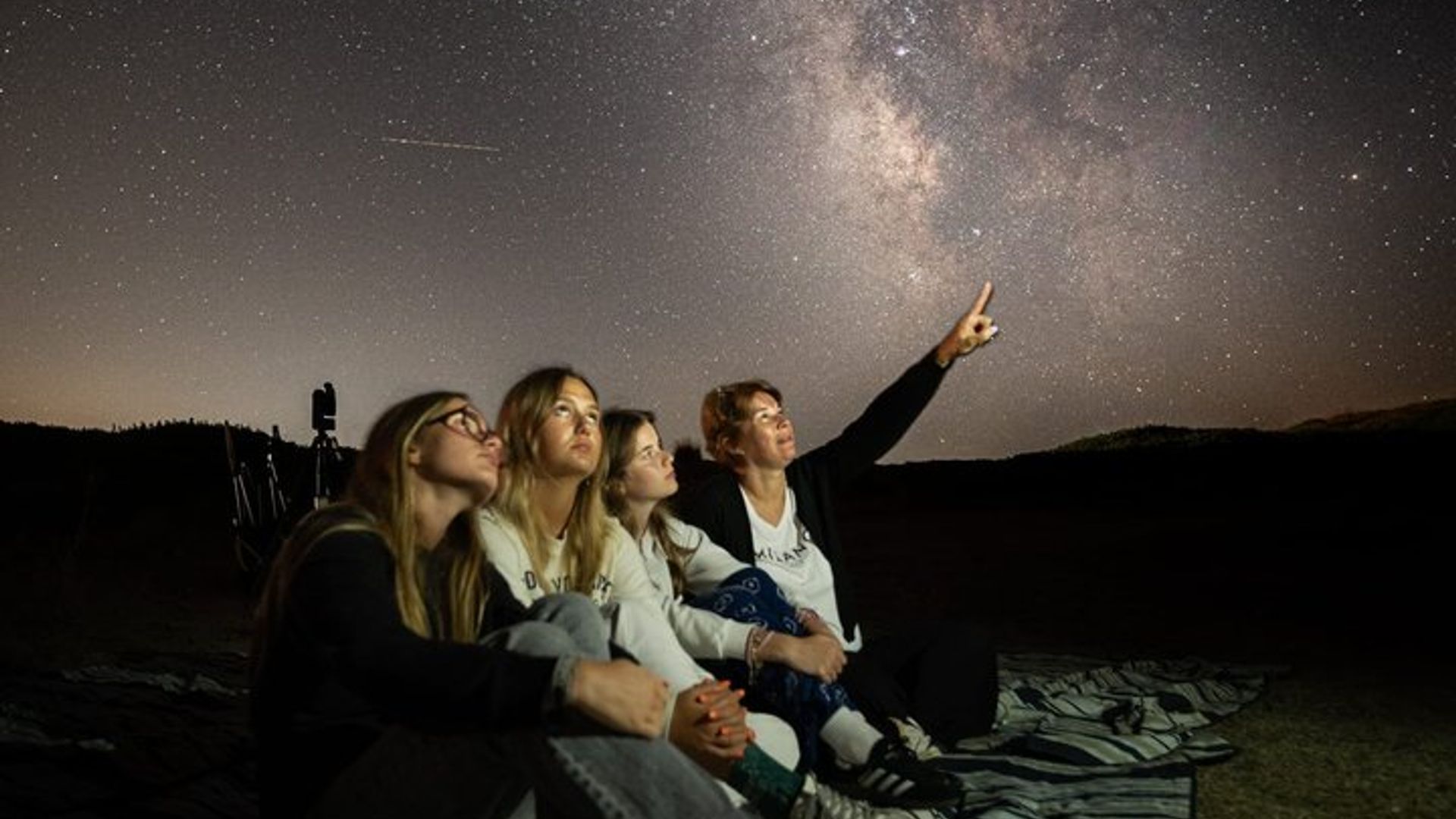 Watch the cosmos DE from the coast of Menorca