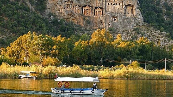 Fethiye Dalyan Boat Tour with Lunch, Mud Bath, Transfer, Guide