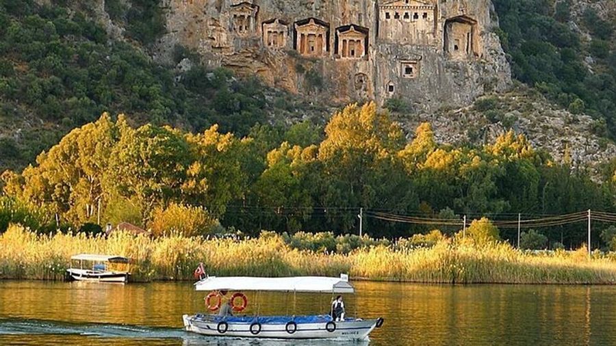 Fethiye Dalyan Boat Tour with Lunch, Mud Bath, Transfer, Guide