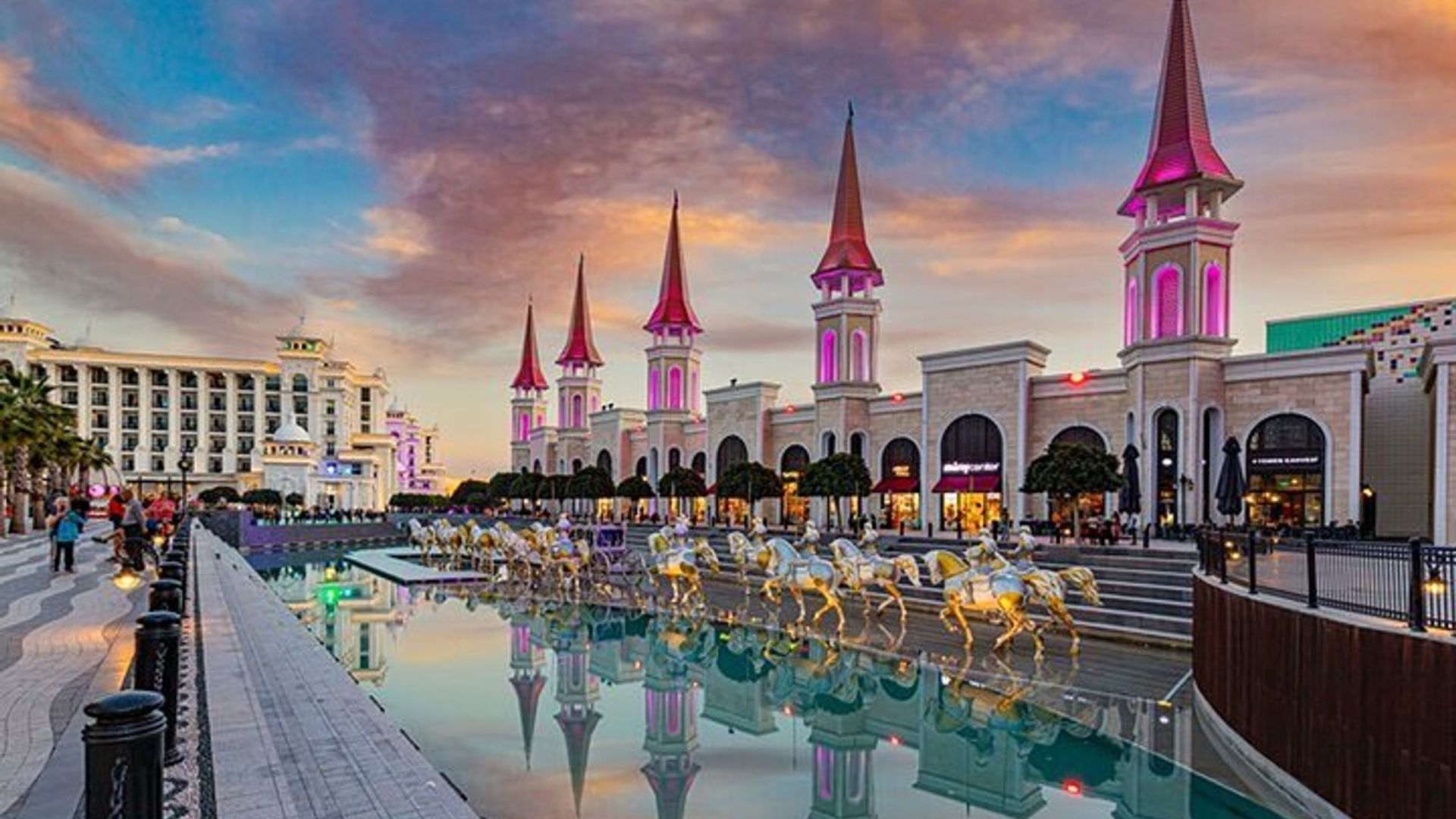 The Land of Legends Night Show with Roundtrip Transfer from Side