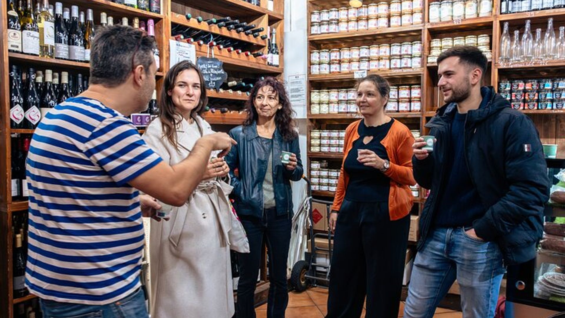 Lyon Altstadt Essen Verkostung Spaziergang mit Mittagessen