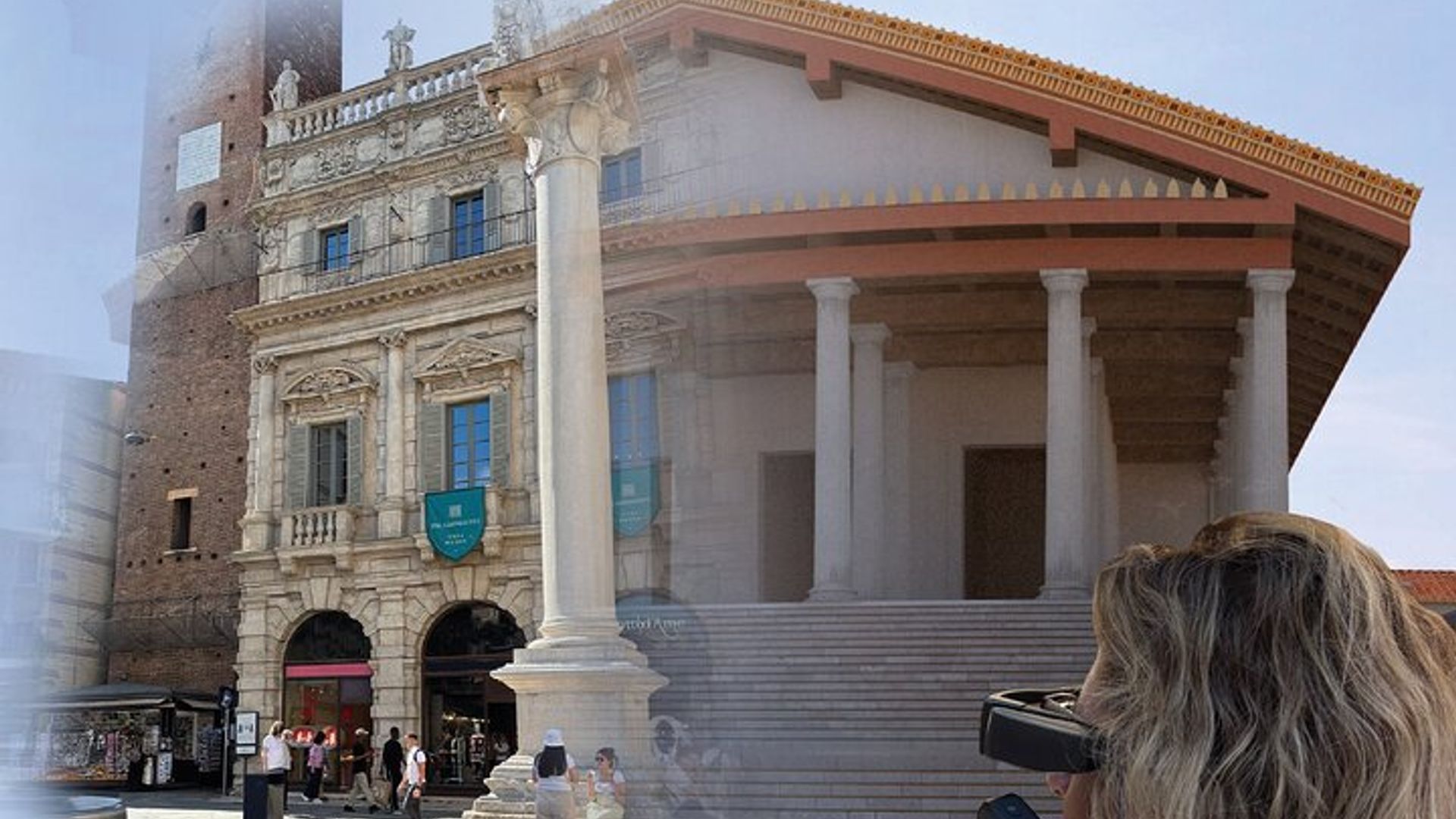 Verona Capitolium Time Machine on AR-Tour with Archaeologist