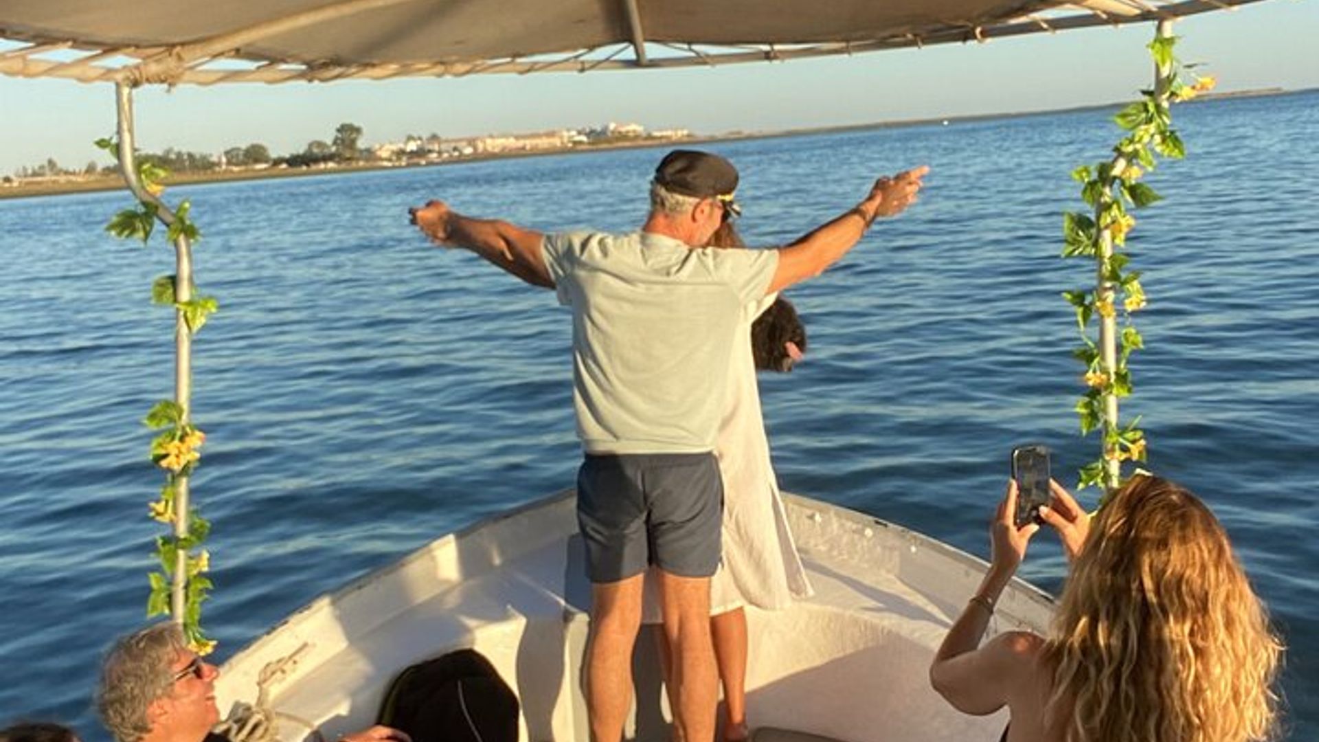 Tour en bateau au coucher du soleil de 1 heure à Vila Real de Santo Antonio Portugal