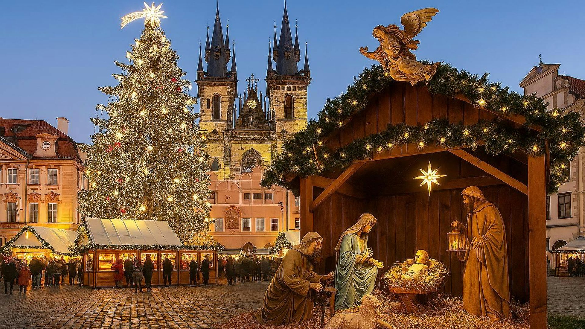 Unforgettable Christmas walking tour through Prague