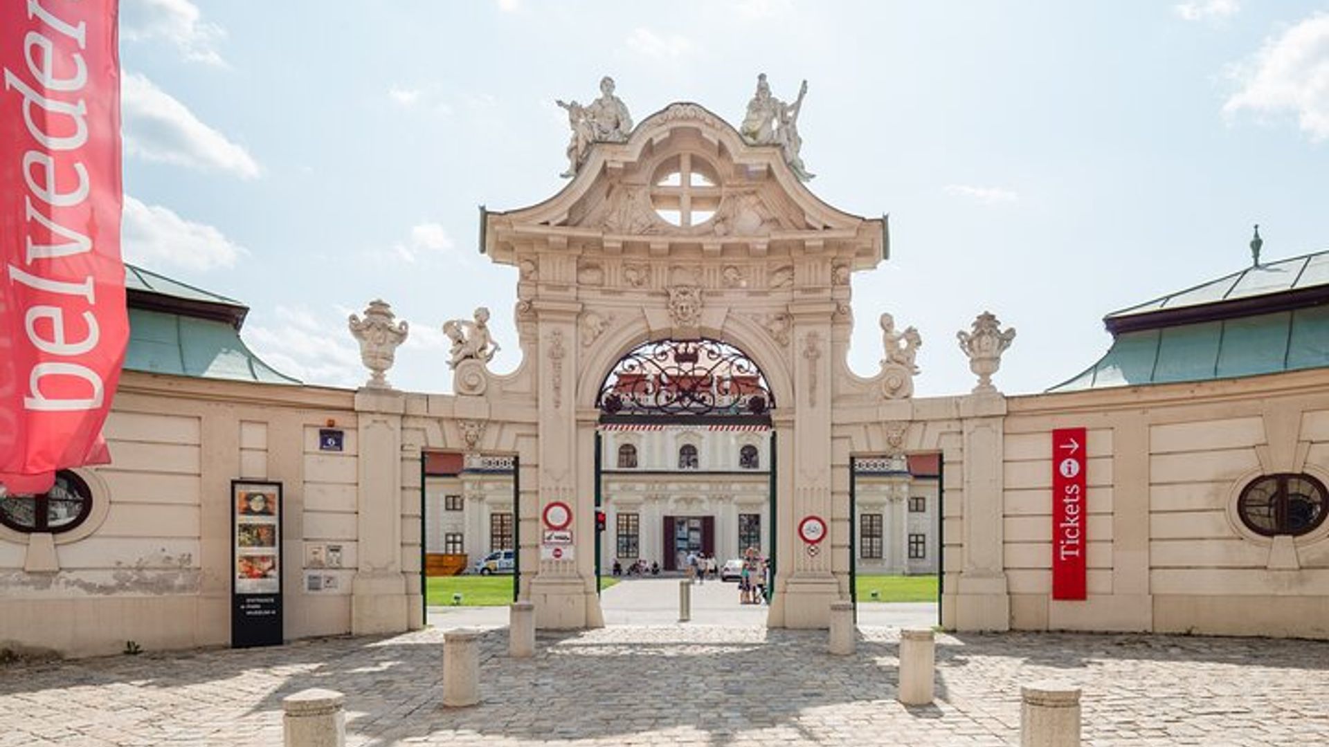 Billet d'entrée chronométrée du Belvédère inférieur avec orangerie et écuries