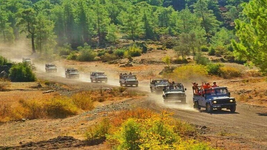 Side Jeep Safari Tour Around Taurus Mountains w/Boat Ride