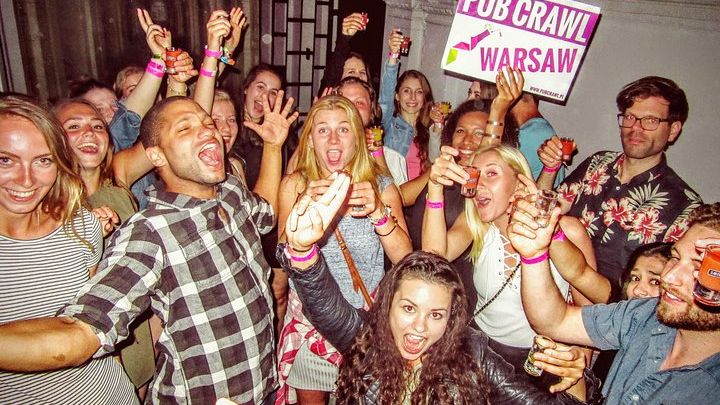 #1 Pub Crawl Warsaw with Optional Premium 1 Hour Open Bar