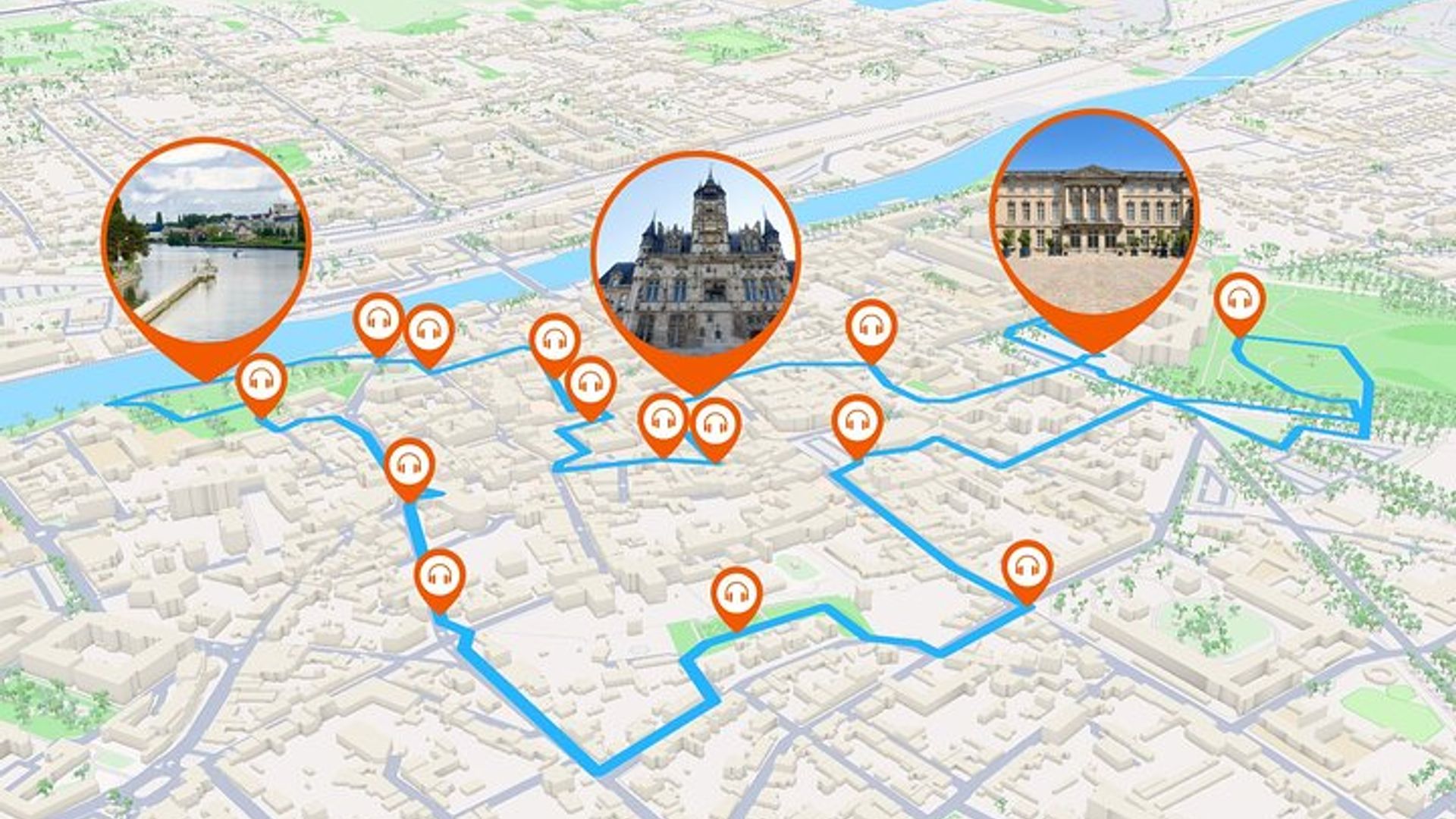 Compiègne: 1h50 audio guided walking tour and 17 comments