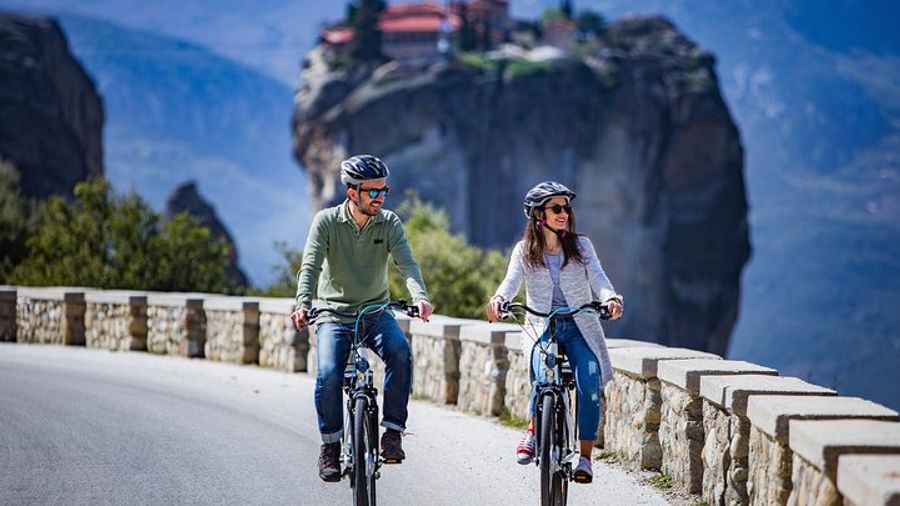 Meteora Morning Small-Group E-Bike Tour