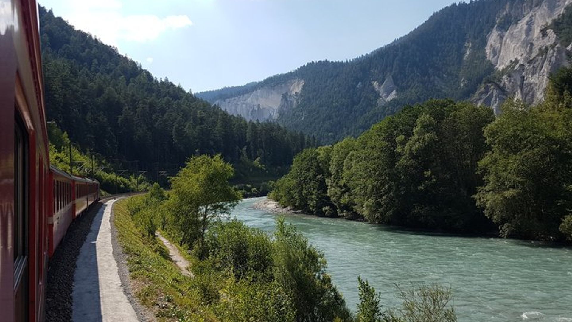 Glacier Express Panoramic Train Round Trip from Bern