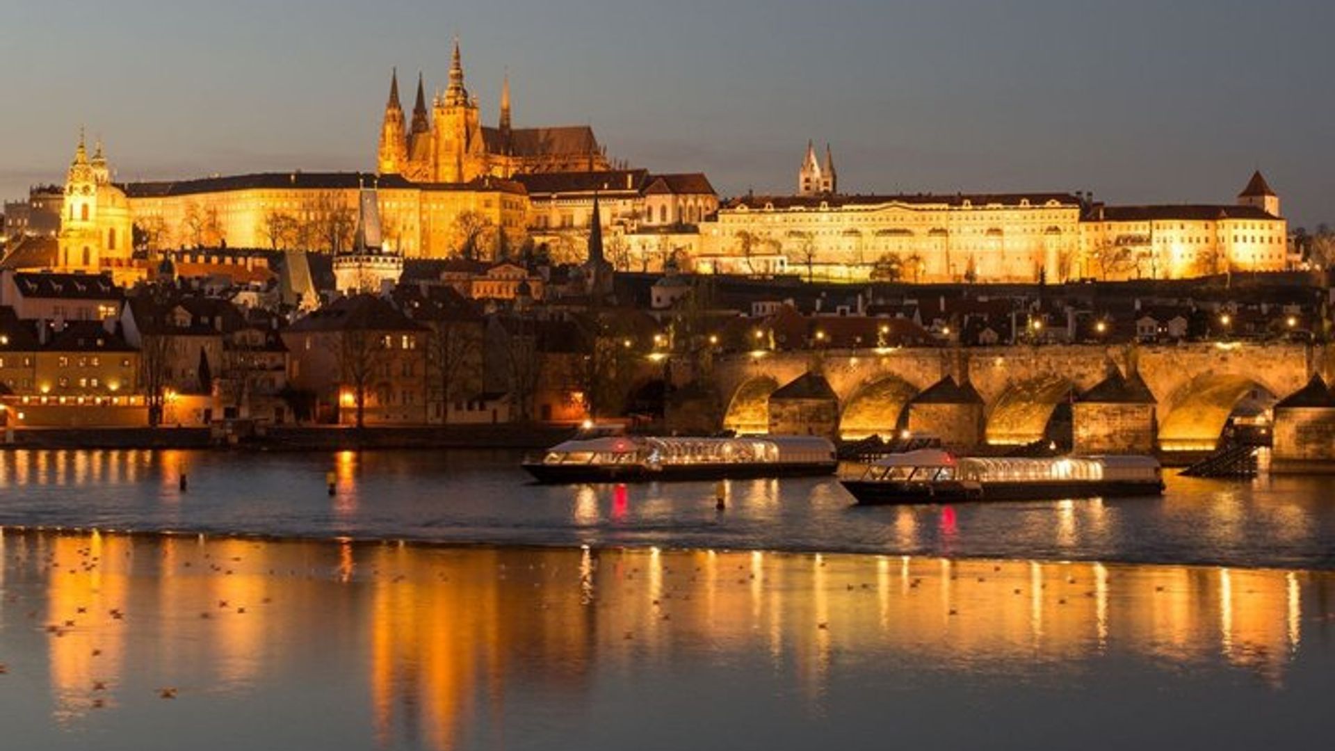 Prague Vltava River Evening Buffet Dinner Cruise