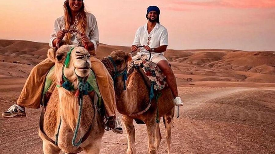 Marrakech Small-Group Camel Ride, Sunset Desert Dinner