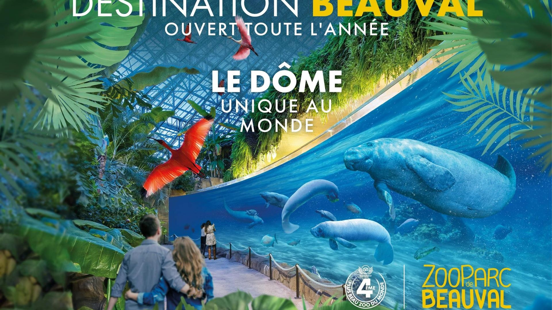Entrance ticket for ZooParc de Beauval