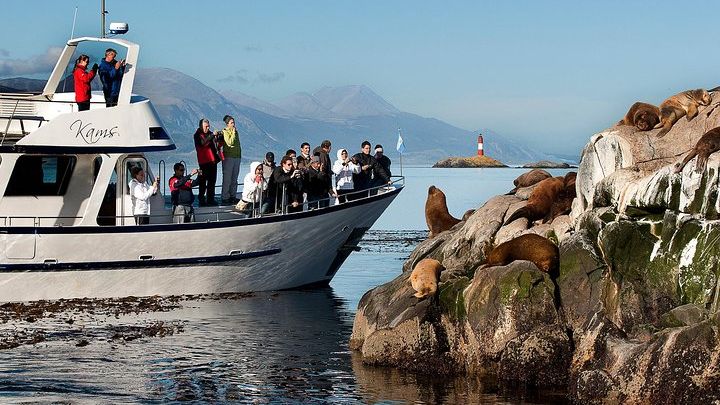 Excursion through the Beagle Channel in Argentina