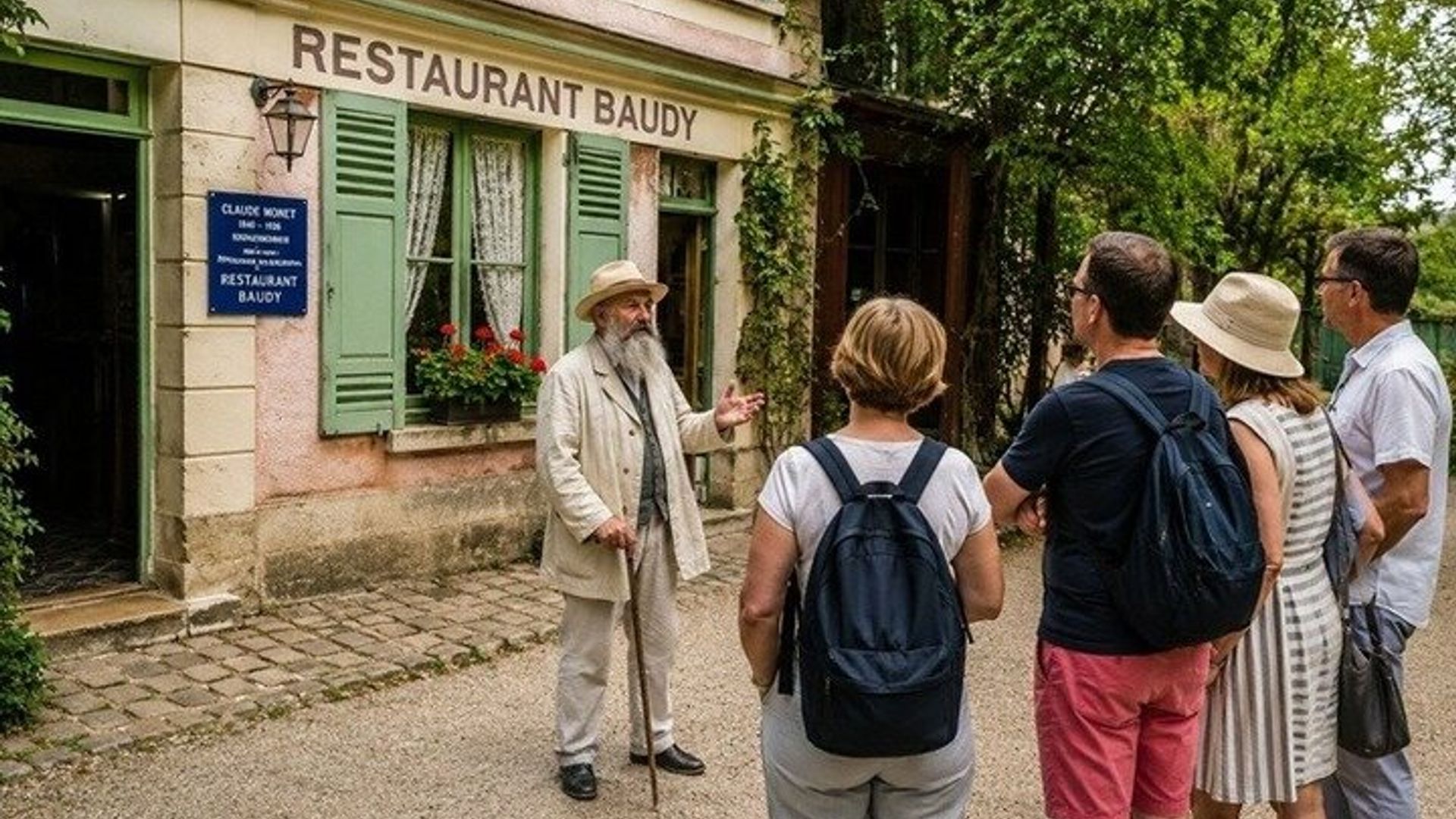 Giverny de Monet Un recorrido a pie único con guía de actor