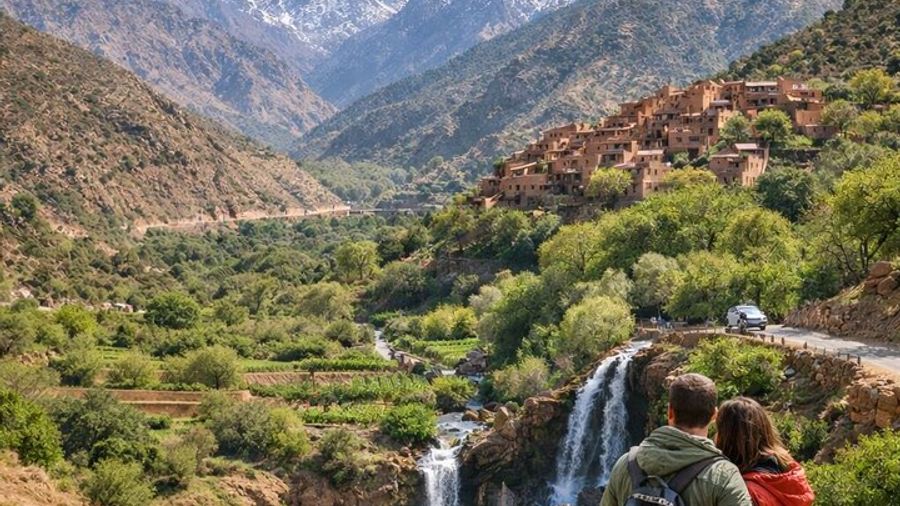 Atlas Mountains Day Trip with Panoramic View of Mount Toubkal