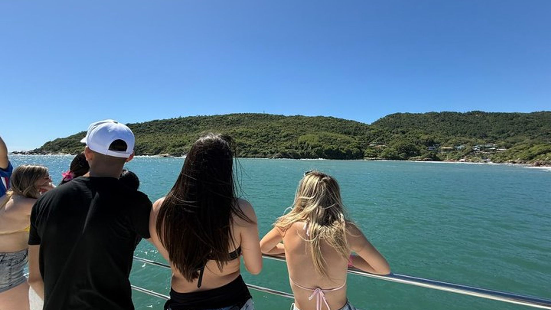 Excursion en bateau Florianópolis Costa da Lagoa et piscines naturelles