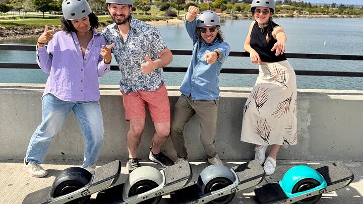 San Diego Small-Group Electric Hoverboard Lesson and Bay Ride
