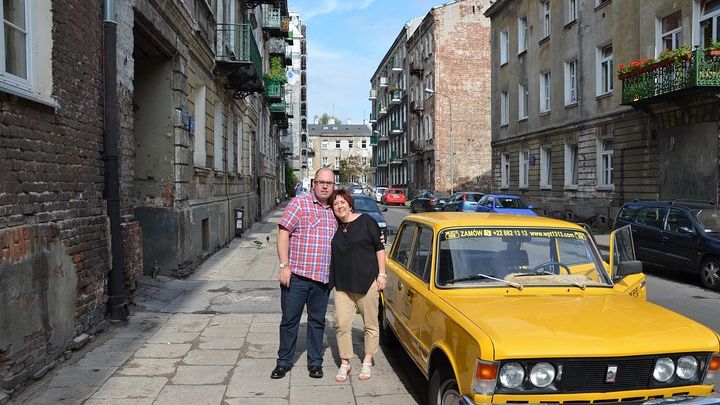 Warsaw Jewish Heritage Private Half-Day Tour by Vintage Fiat