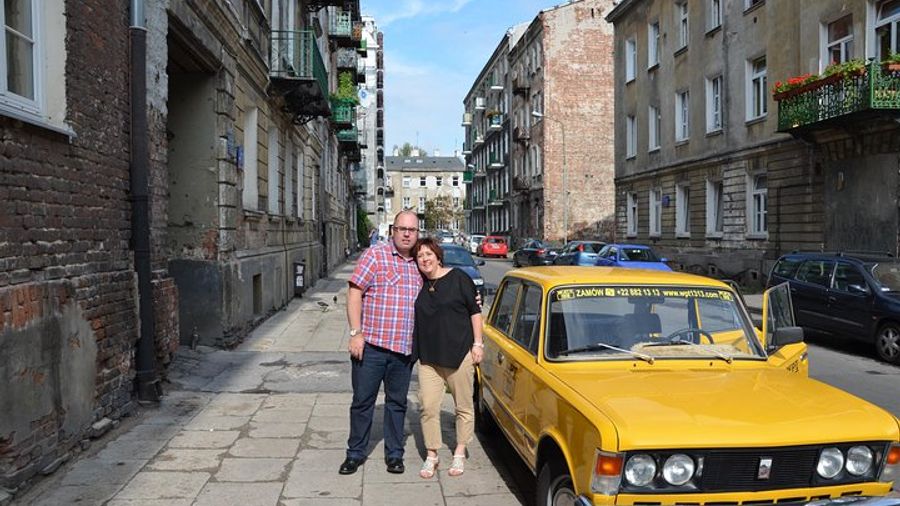 Warsaw Jewish Heritage Private Half-Day Tour by Vintage Fiat