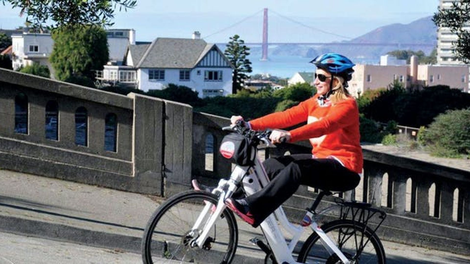 San Francisco Golden Gate Bridge guided electric bike tour image 1