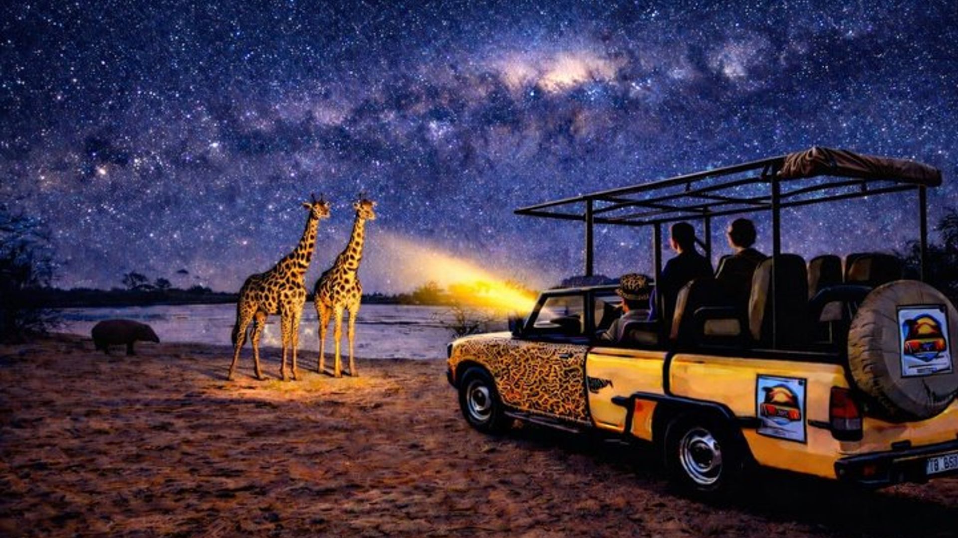 ขับรถ 4x4 Bush Drive และ Stargazing Safari ทุกคืน