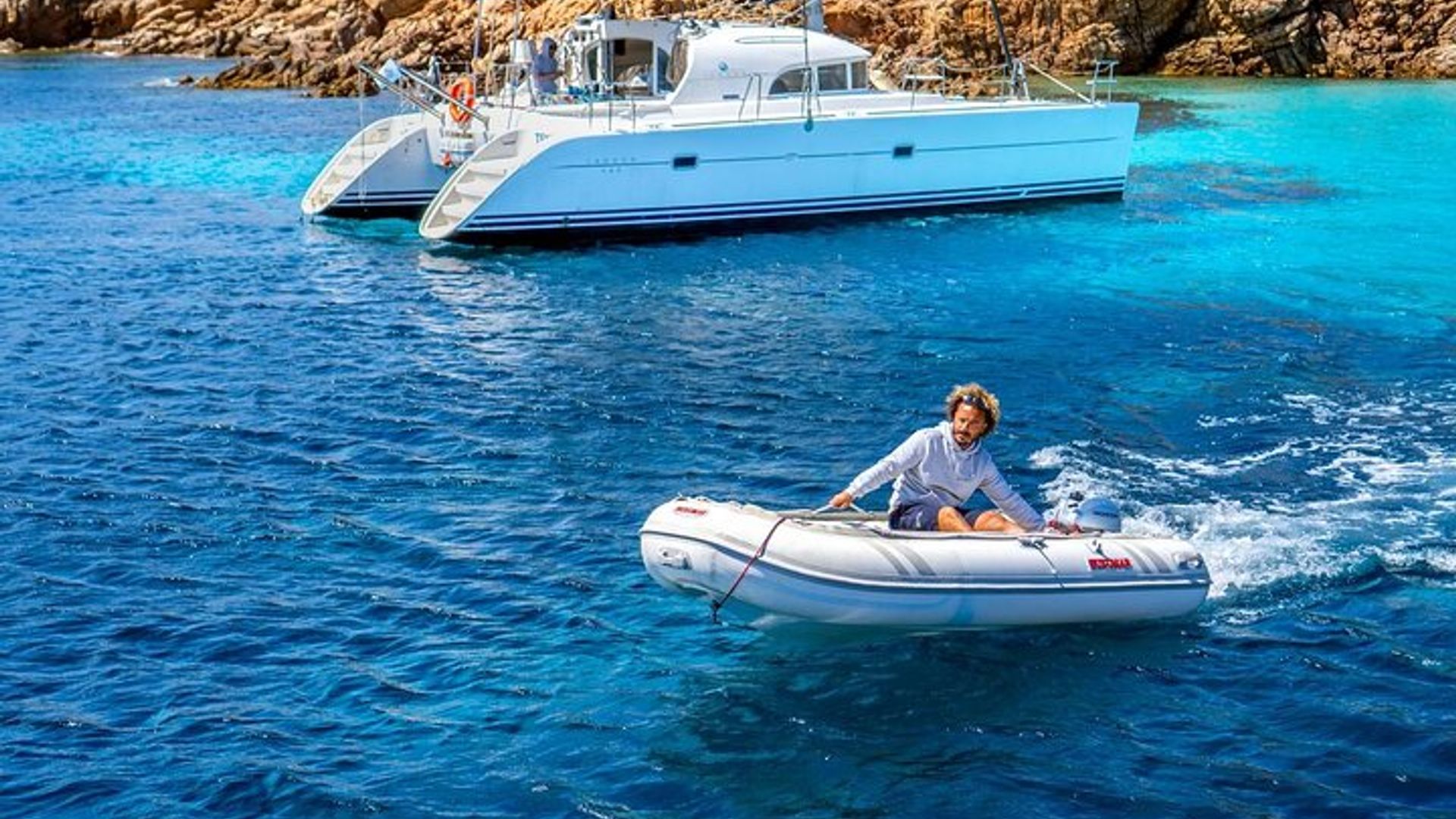 Excursion en catamaran sur l'archipel de La Maddalena
