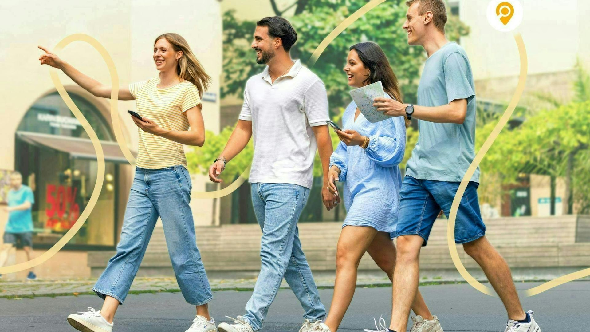 Self-guided digital scavenger hunt in Mulhouse