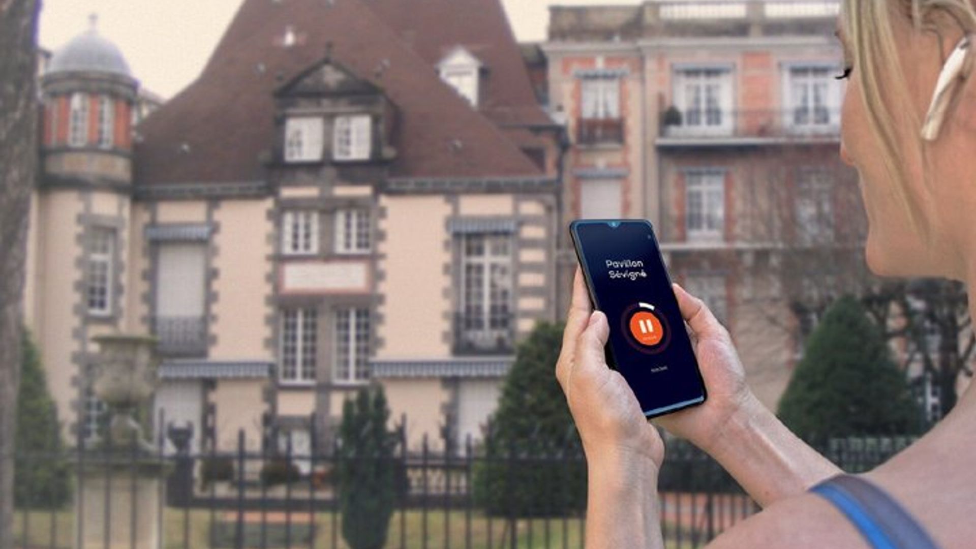 Vichy Visite audioguidée à pied 1h35 et 27 commentaires audios