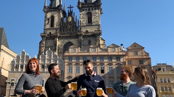 Prague Small-Group Historic Pub Crawl with Drinks