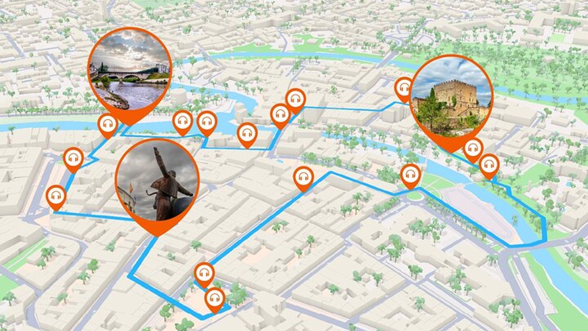 Mont de Marsan: visita a pie audioguiada de 1 hora con 20 comentarios