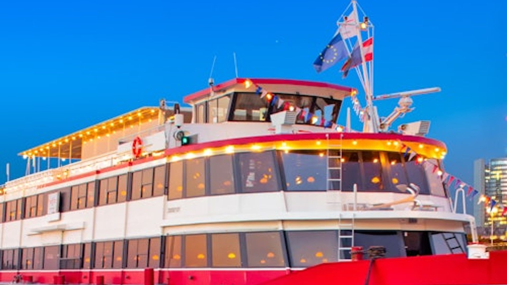 Vienna: Heurigen Cruise with Viennese Songs + Buffet