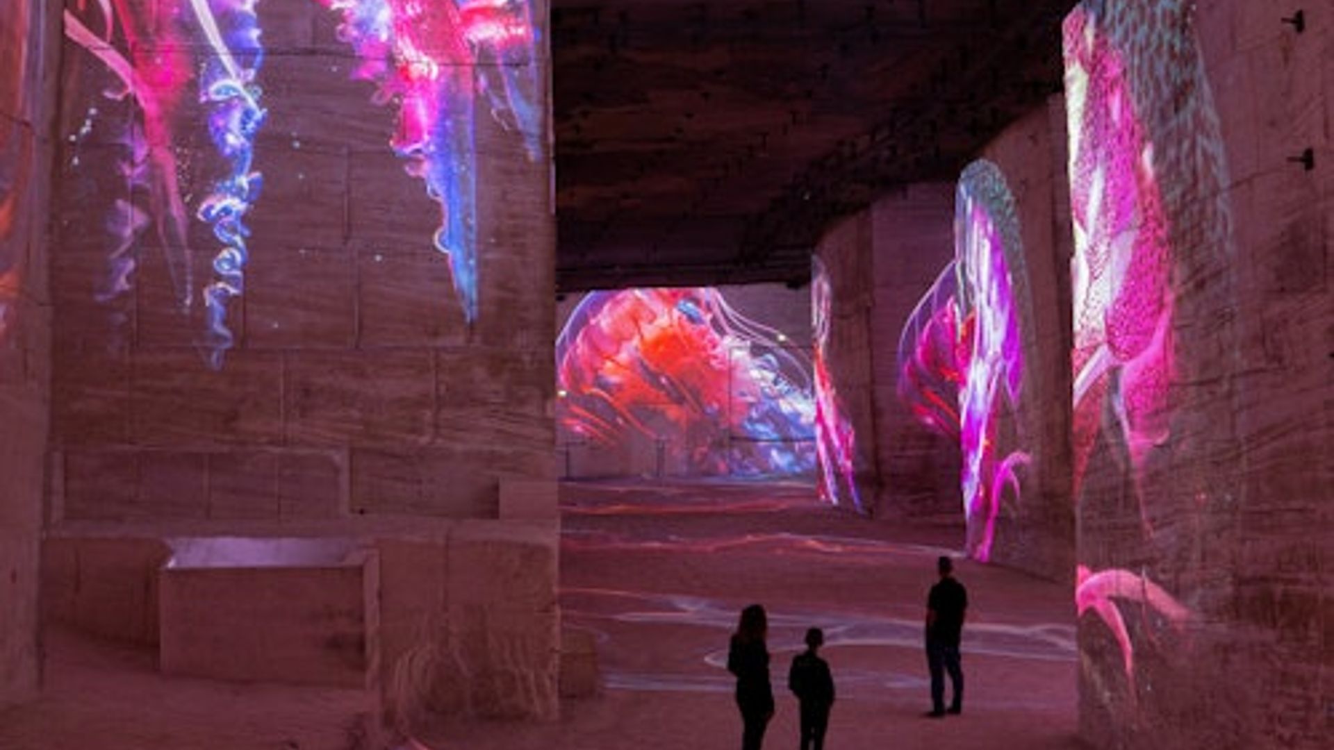 Carrières des Lumières : Exposition Océan
