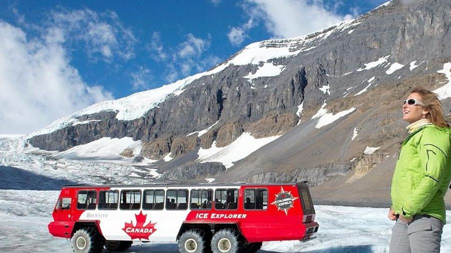 Banff to Athabasca Glacier Full-Day Ice Explorer Tour