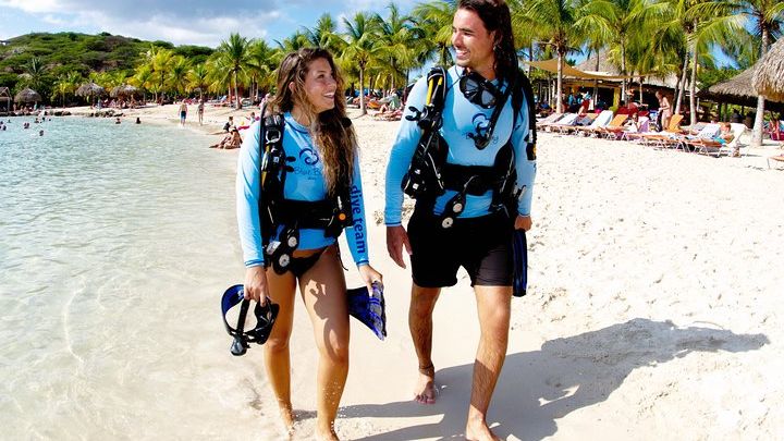 Guided Shore Dive for Certified Divers at The Wall, Blue Bay Curacao