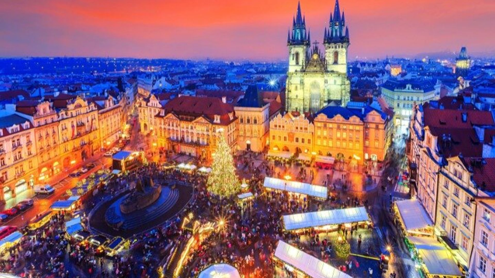 Prague Christmas Sparkle Self Guided Walking Tour with an APP