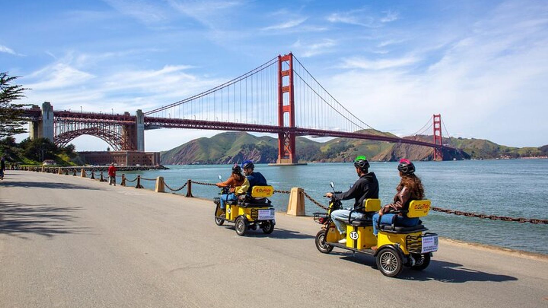 Wharf to Golden Gate Bridge - GoRide Electric Scooter Rentals image 1