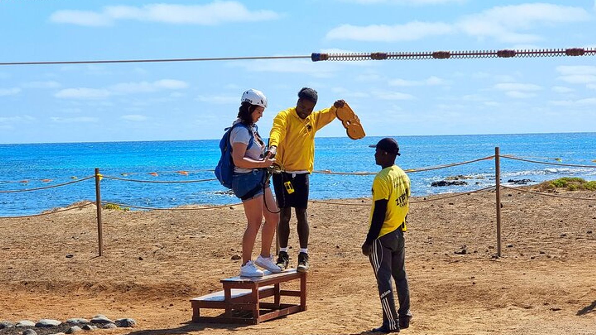 Ziplining in Sal, Kap Verde
