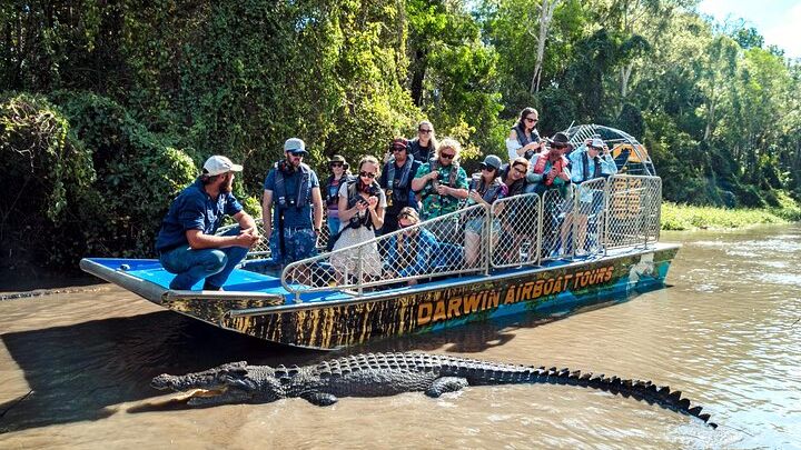 Top End Safari With Helicopter Ride and Croc Pool From Darwin